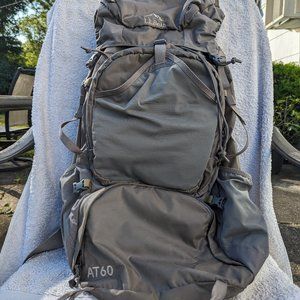 L. L. Bean AT-60 Expedition Backpack Gray Large Hiking Camp Outdoors